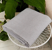 Плед "Валенсия.NEAPOL" 200х220см, белый-дым