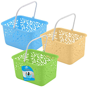 Корзина для хранения с ручкой 14х11х8см, в асс.