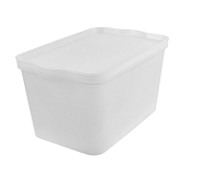 "Keeplex" Ящик для хранения "Trendy" с крышкой 24л, 45,2х29,8х24,4см,цв.матовый кристалл