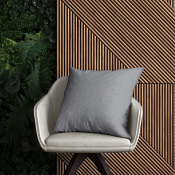 "Рогожка" Наволочка декоративная 40х40см, цв.базальт