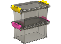 Funcenter Набор контейнеров для хранения 2шт., 0,35л, 12,7x8,5x12,9см