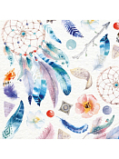 Упаковочная бумага "Бохо" 100х70см