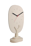 Часы настольные "Nature" 7х30х17см, цв.бежевый