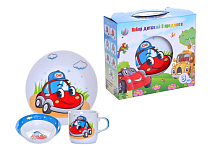 Набор посуды "Машина" 3пр.