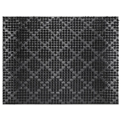 "SUNSTEP" Коврик-щетинка придверный "Ромб" 45х60см, цв.черный