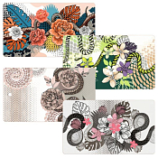 Доска разделочная "Тайны джунглей" 29х17см 4в.