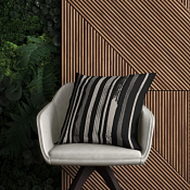 "Рогожка" Наволочка декоративная "Штрихи" 40х40см