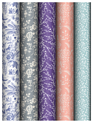 Упаковочная бумага "Grace pattern" 100х70см, 5в.