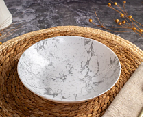 "Тектум" Тарелка суповая 20см, цв.серый