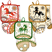 Набор прихватов 2пр. "Сивка-Бурка" 3в.