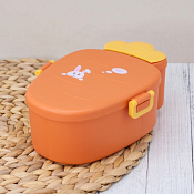 Ланч-бокс "Hi bunny carrot" 20,8х13х7,5см, цв.оранжевый