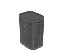 Корзина для белья "Лен" 75л, 43х32х60см, цв.графит