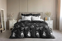 "Ночь нежна" Комплект постельного белья "Багира", евро, 70х70см, бязь 70305-1+70306-1 С