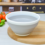 "Compact" Миска складная 1,4л цв.дымчато-серый