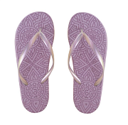 "Forio" Сланцы женские "Sunflowers" размер 36, цв.лиловый/перламутр