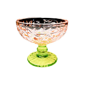 Креманка "Розово-салатовая" 300мл п.у