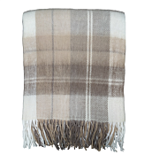 Плед "Эльф.NOAH" 140х200см, бел-беж-св.кор