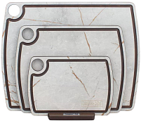 "COMPOSE EAT" Fashion" Набор разделочных досок 3шт. цв.мраморный Грейс NRD30435KL6