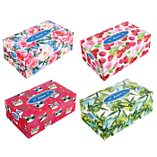 Салфетки бумажные двухслойные "Лилия" 200шт, в ассорт.