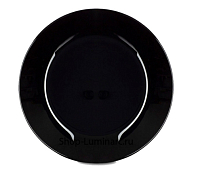 "Lillie" Тарелка обеденная 25см, цв.черный