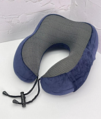 Подушка туристическая "Classic" 24х14х9см, цв.синий