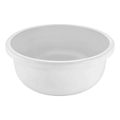 Таз круглый "Rock'n'Roll" 6,5л, d=30,5см, цв.белый