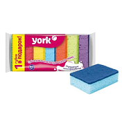 "YORK" Набор губок для посуды "Колор Люкс" 7шт. 10х7х3см