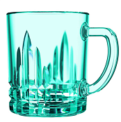 Кружка "Венеция" 300мл, цв.бирюза