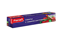 PACLAN Многофункциональные пакеты с застежкой zip-lock 3л, 10шт. 27х28см