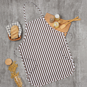 Фартук 60х80см, цв.кофе