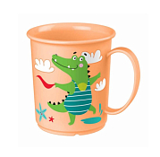 Кружка "Крокодил" 180мл, цв.оранжевый