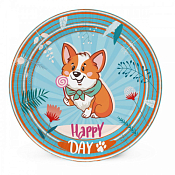 "Корги" Набор бум.тарелок 6шт 23см