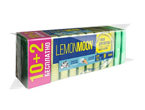 "Lemon Moon" Набор губок для посуды 12шт. 8,7х5,7х2,3см
