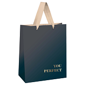 Пакет бумажный "Duotone. Graphite gradient" 11х14х6,5см