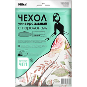 "НИКА" Чехол для гладильной доски с поролоном 129х40см, в ассорт.