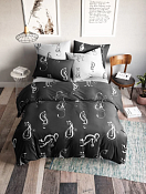 "Ночь нежна" Комплект постельного белья "Багира" 1,5сп, 70х70см, бязь