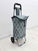 "JOY HOME" Сумка-тележка "PROMO" 30л, 87х32х28см, цв.серый