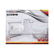 "Kleber Lite" Держатель для полотенец на силиконовом креплении 10х48х6,5см
