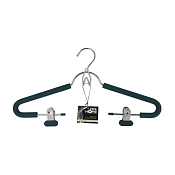 "Бизнес" Вешалка металл. с клипсами, 41см, цв.темно-синий