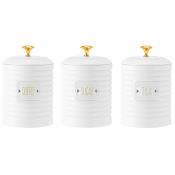 Набор банок для хранения "Tea, coffee, sugar" 1000мл, 3шт.