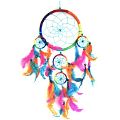 Ловец снов "Радужный" 17см
