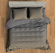 "Amore Mio" Комплект постельного белья "Evening" 1,5сп, цв.серый 70х70см, макосатин