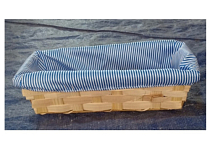 Корзинка плетеная "Lacy" 24х10х6см, цв.синий