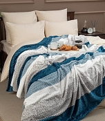"Absolute" Плед "Deco Lux" 200х220см, цв.синий