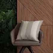 "Рогожка" Наволочка декоративная 40х40см, цв.зебра-экрю