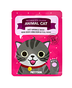 "Pretty Skin" Маска для лица "Total Solution Animal Cat Anti-wrinkle Mask"