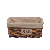 Корзина плетеная "Орех" 28х19х13см