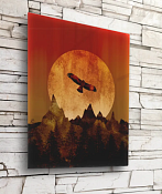 Картина "Закат над горами" 40х50см