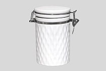 "Жемчужная волна" Банка для сыпучих продуктов 900мл с клипсой