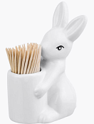 Вазочка под зубочистки "Зайчик" 6,5х4,5х10см